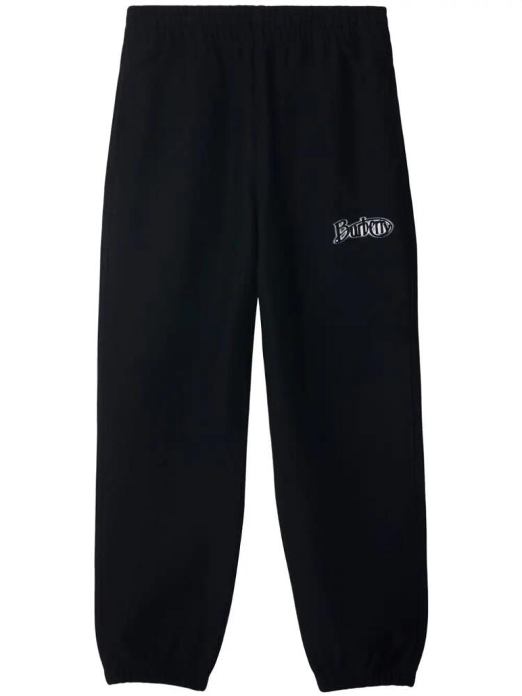 Burberry logo-print track pants - Black Cover