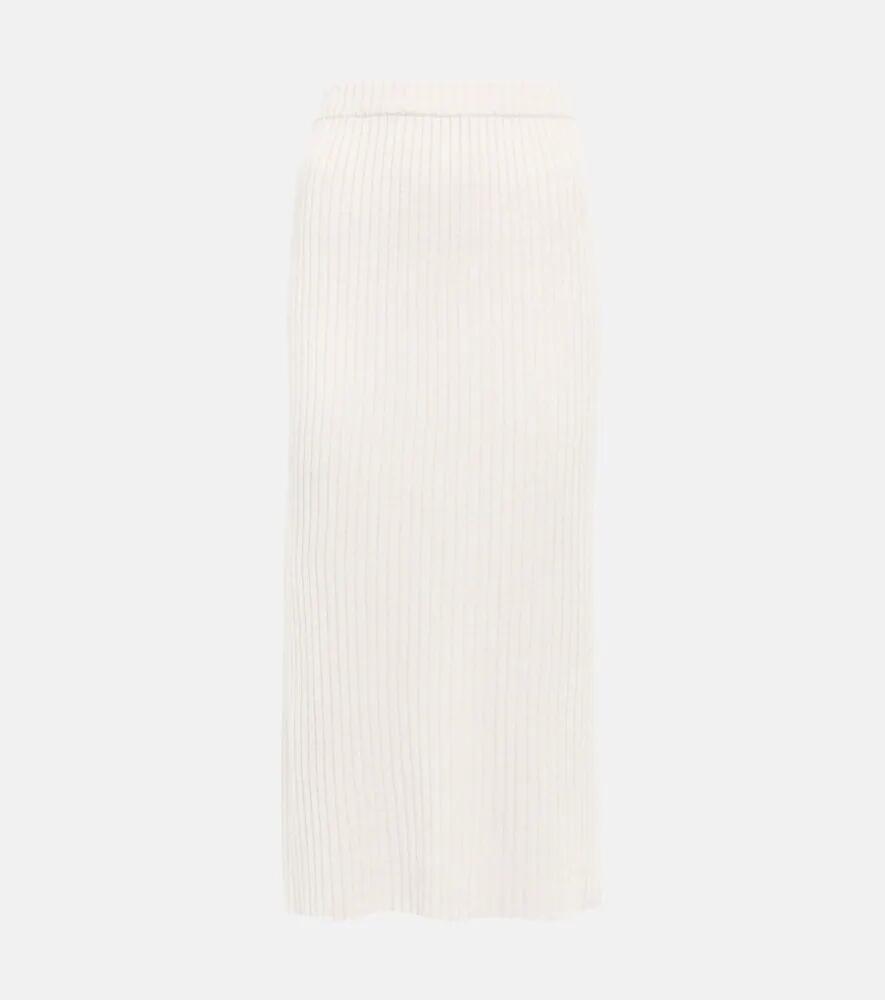 Jardin des Orangers Ribbed-knit cashmere skirt Cover