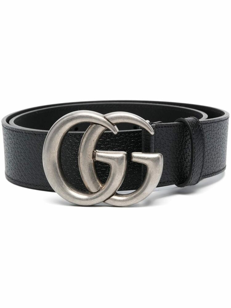 Gucci GG-buckle leather belt - Black Cover