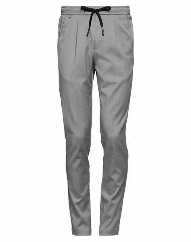 Replay Man Pants Grey Polyester, Viscose, Elastane Cover