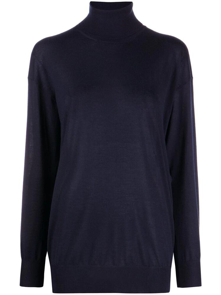 TOM FORD roll neck cashmere jumper - Blue Cover