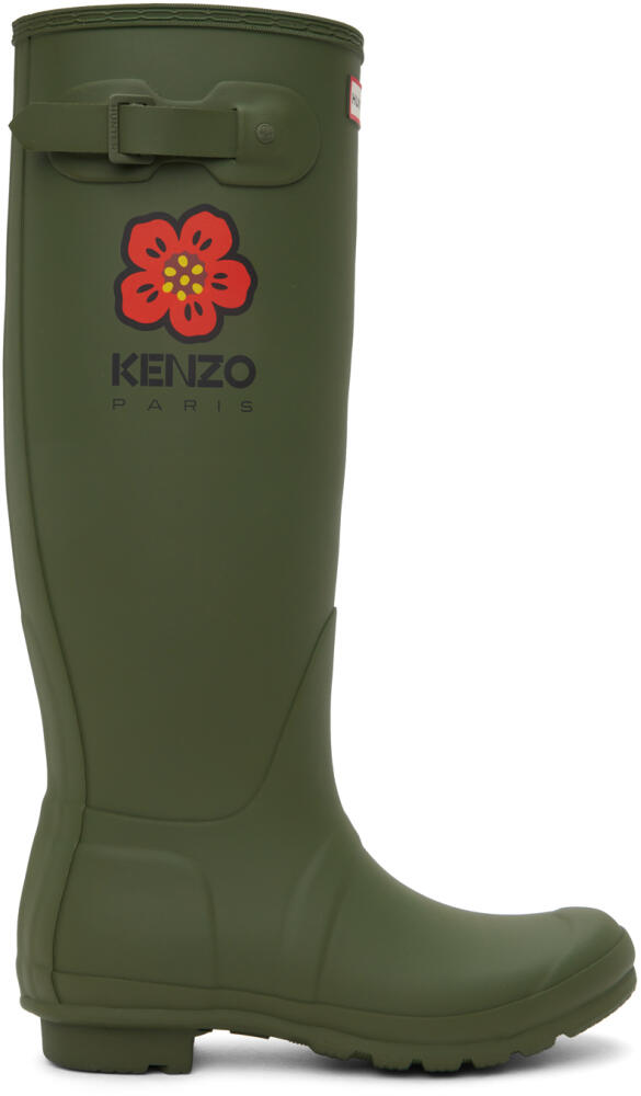 Kenzo Green Kenzo Paris Hunter Edition Wellington Boots Cover