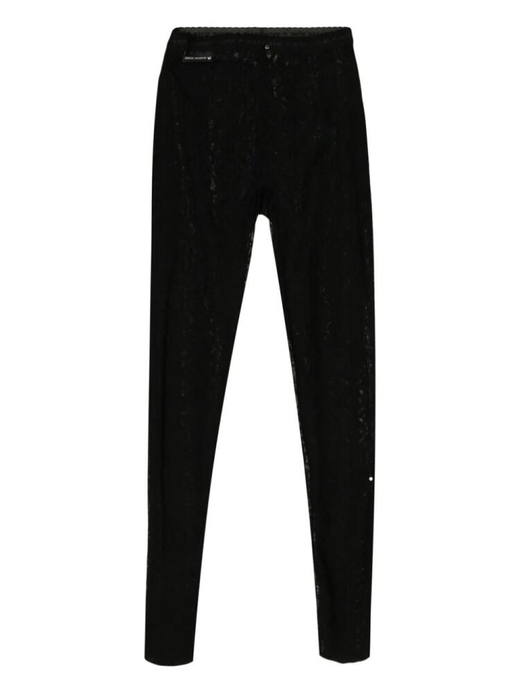 Marine Serre high-waisted leggings - Black Cover