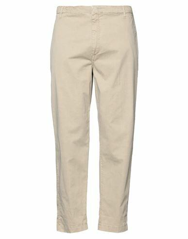 Dondup Man Pants Beige Cotton, Elastane Cover