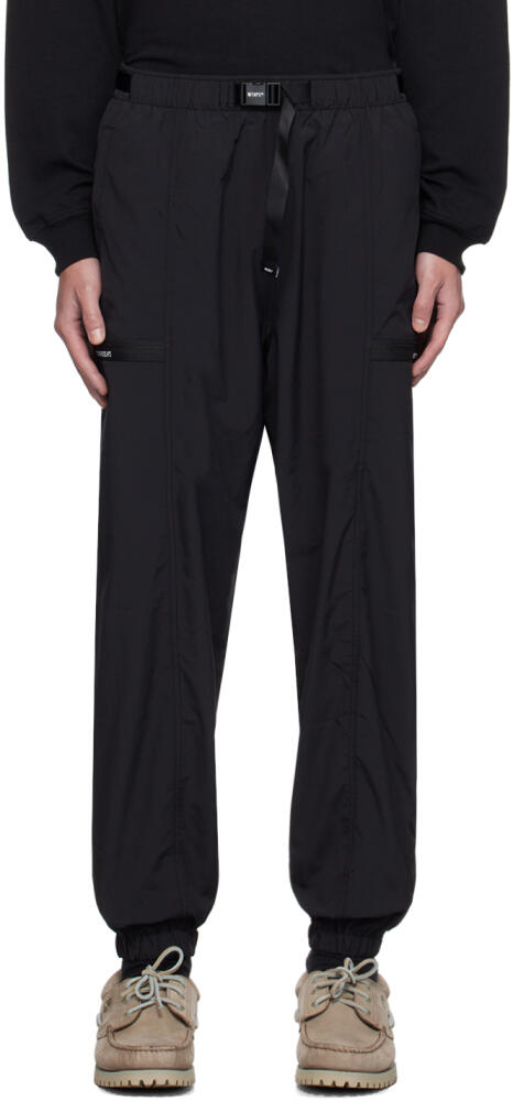 WTAPS Black Belted Cargo Pants Cover