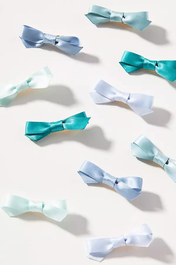 By Anthropologie Small Silky Bow Clips, Set of 10 Cover