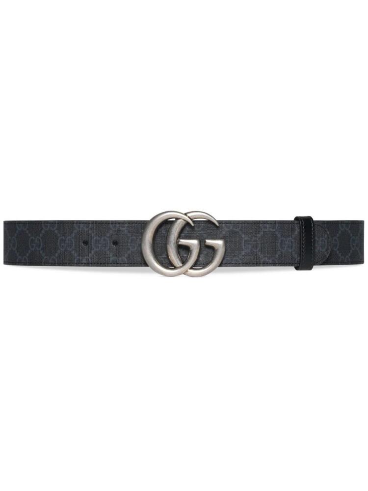 Gucci GG Supreme canvas reversible belt - Black Cover