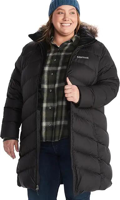 Marmot Plus Size Montreaux Coat (Black) Women's Clothing Cover