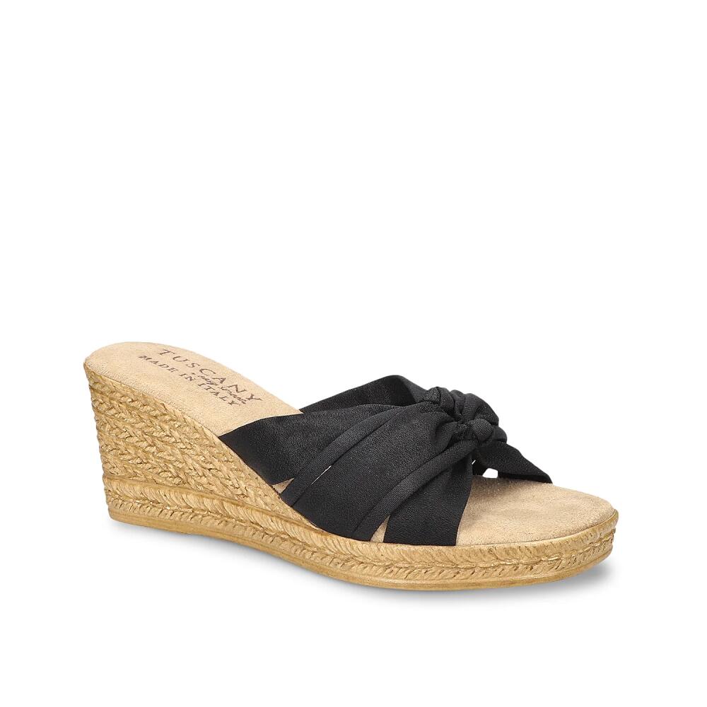 Easy Street Ghita Wedge Sandal | Women's | Black Cover