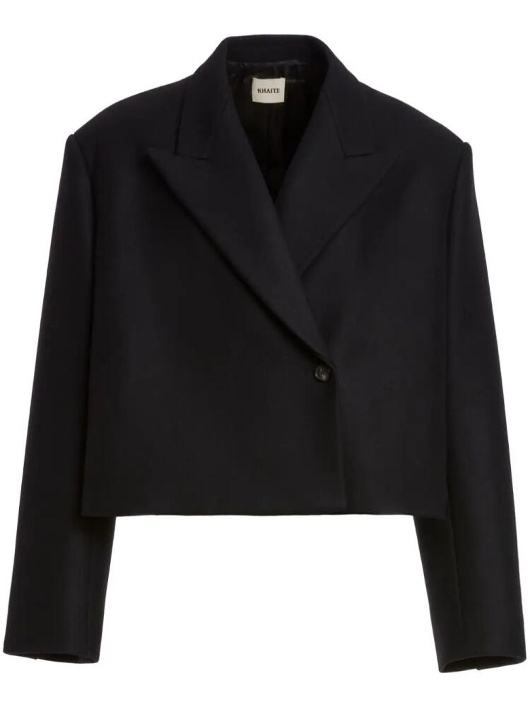 KHAITE The Raymond cropped jacket - Black Cover