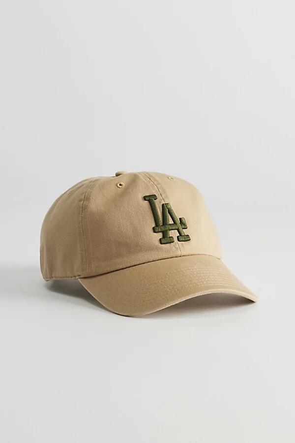 '47 Brand Los Angeles Dodgers Clean Up Hat in Green Cover