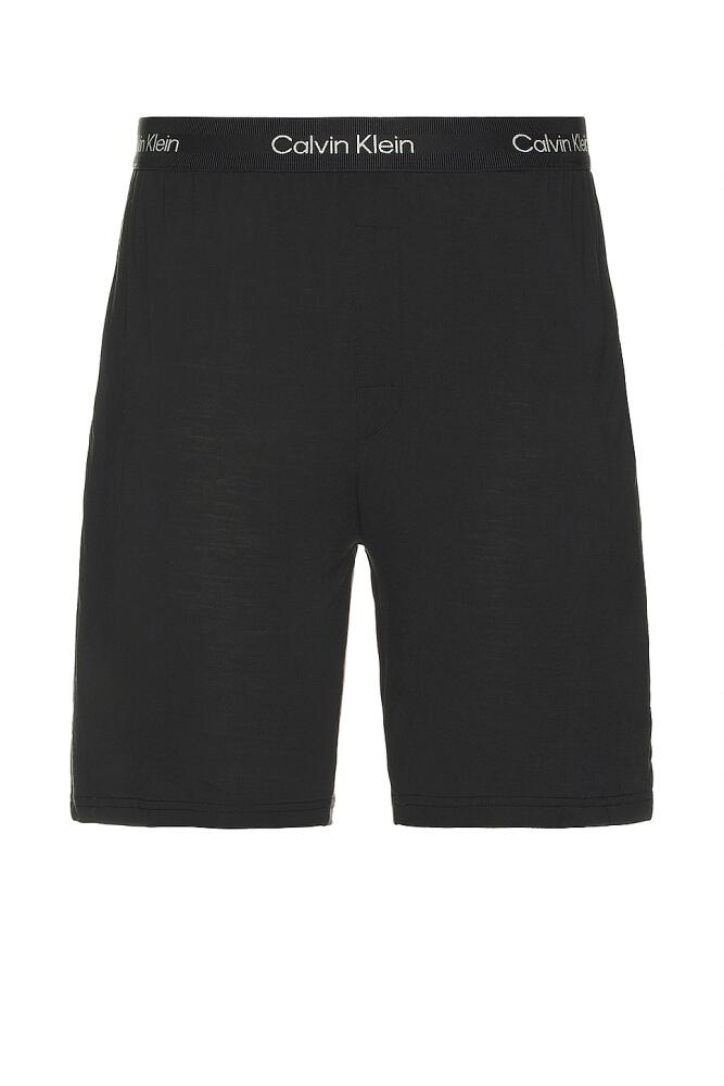 Calvin Klein Underwear Sleep Short in Black Cover