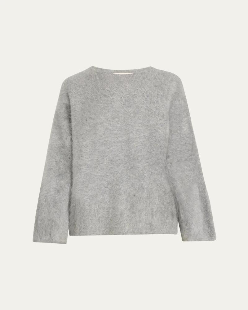 Jason Wu Collection Brushed Cashmere Knit Crewneck Sweater Cover