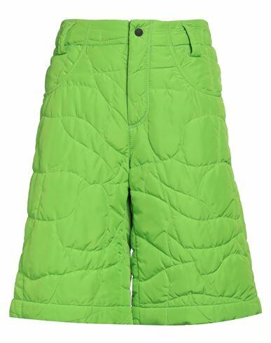 Msgm Man Shorts & Bermuda Shorts Acid green Polyester Cover