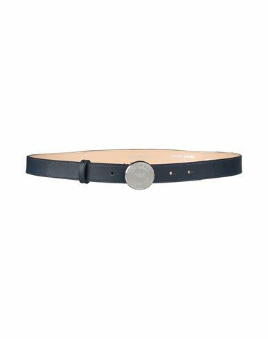 Emporio Armani Woman Belt Midnight blue Cow leather Cover