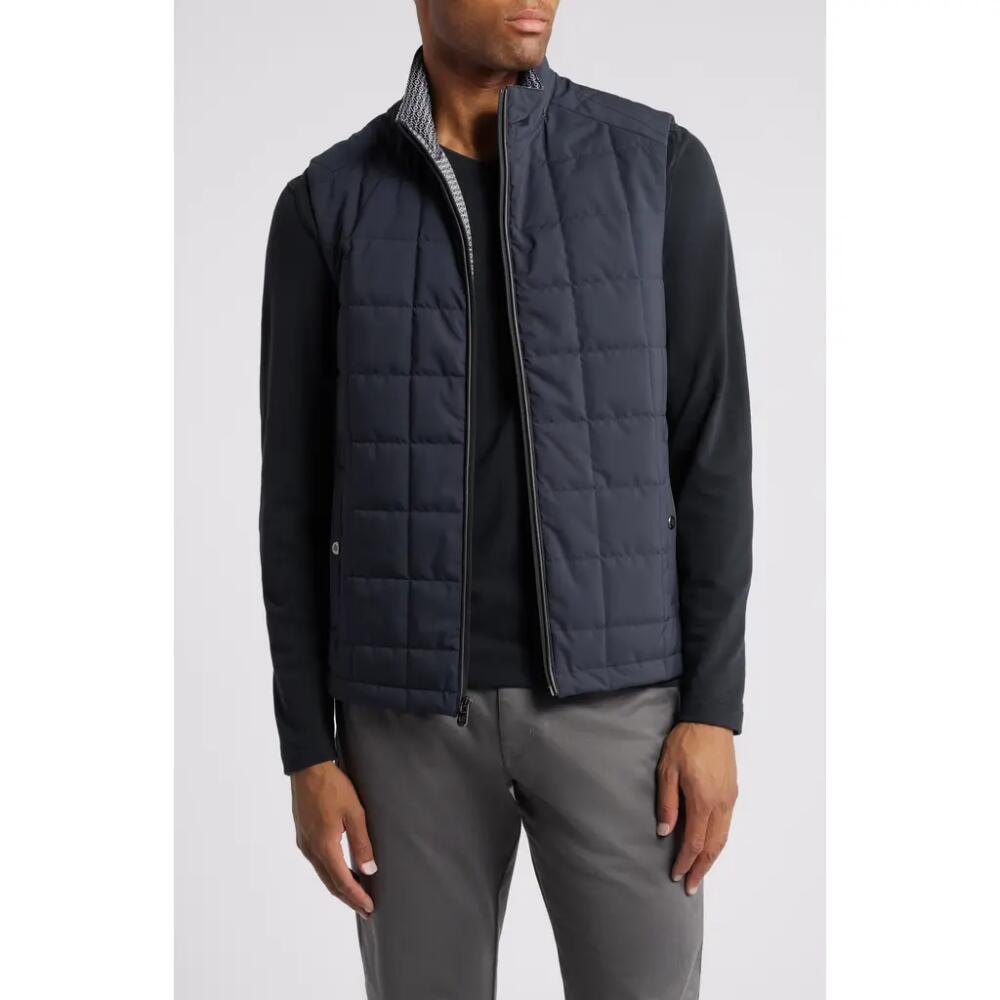 Johnston & Murphy Box Quilt Vest in Navy Cover