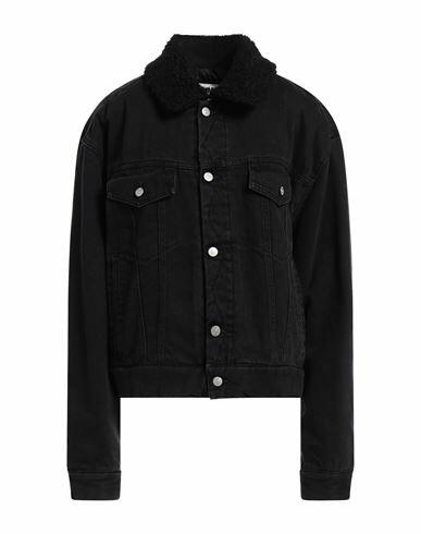 Mm6 Maison Margiela Woman Denim outerwear Black Cotton, Polyester, Acrylic Cover