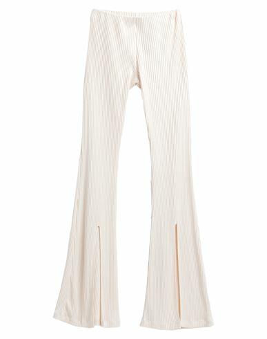 La Semaine Paris Woman Pants Ivory Viscose, Polyester, Polyamide Cover