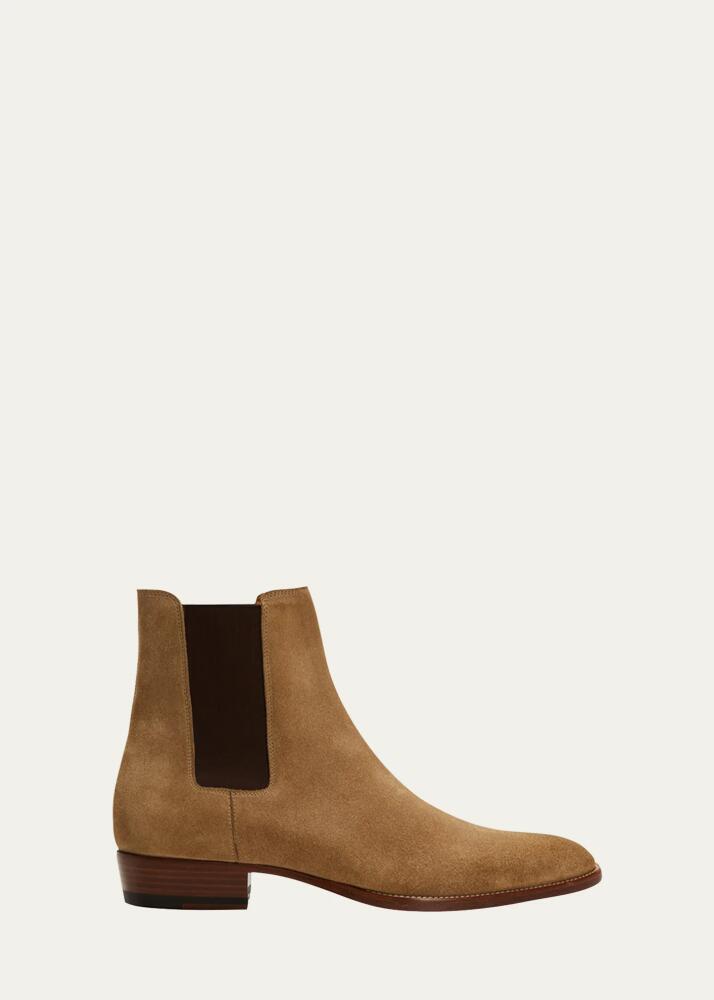 Saint Laurent Eddie Suede Chelsea Boot Cover