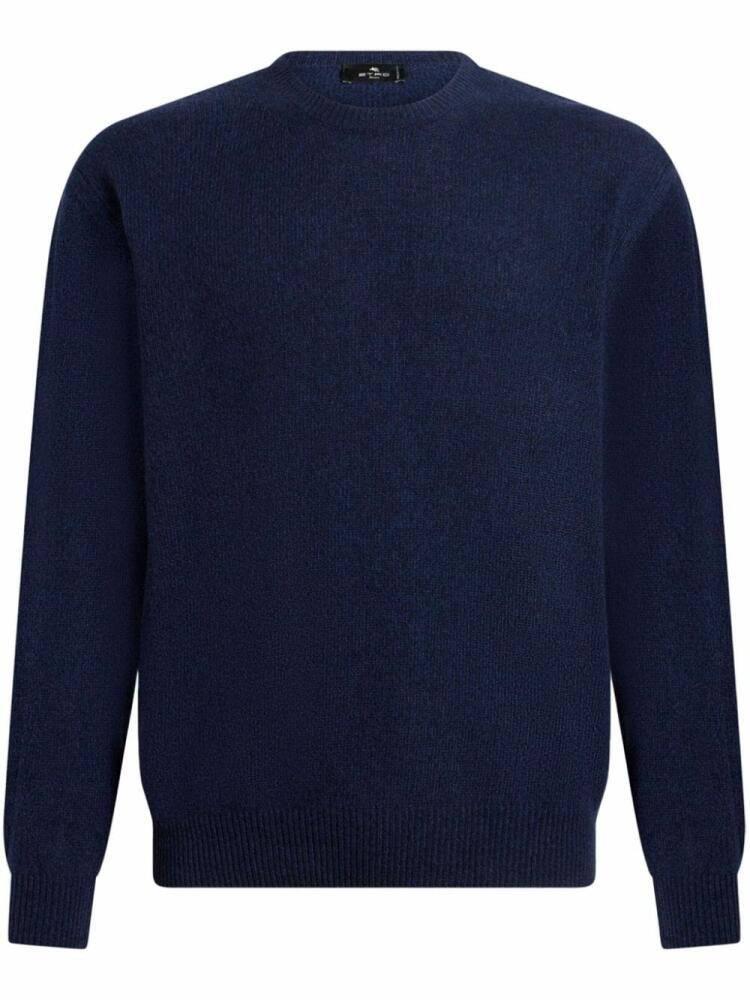 ETRO cashmere knitted jumper - Blue Cover