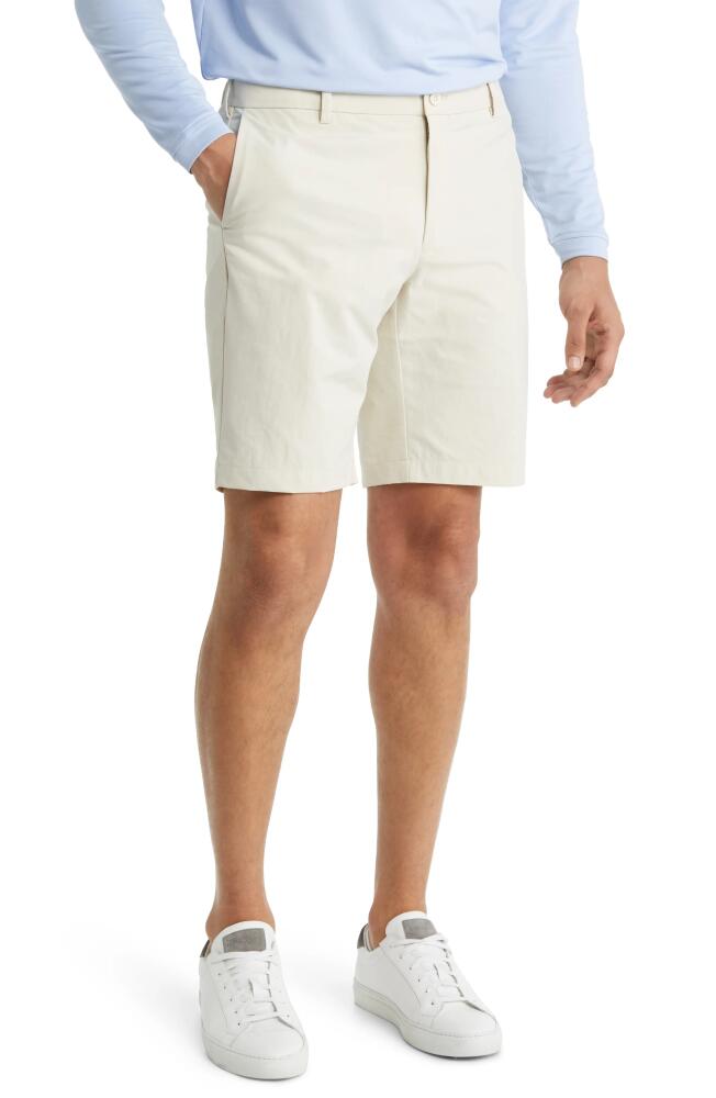 Peter Millar Crown Crafted Surge Performance Water Resistant Shorts in British Cream Cover