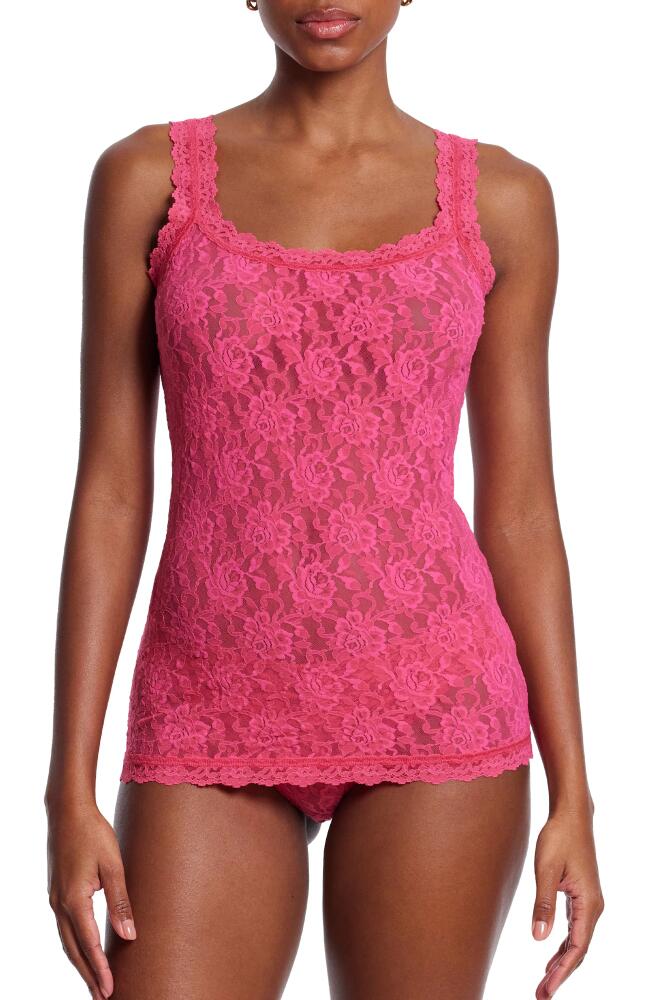 Hanky Panky Lace Camisole in Morning Glory Pink Cover