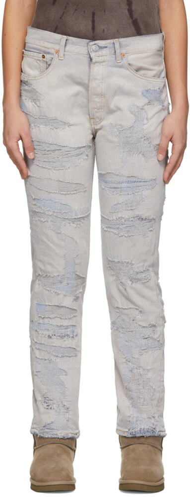 NotSoNormal Blue Distressed Jeans Cover