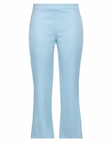 Twenty Easy By Kaos Woman Pants Sky blue Polyester, Elastane Cover