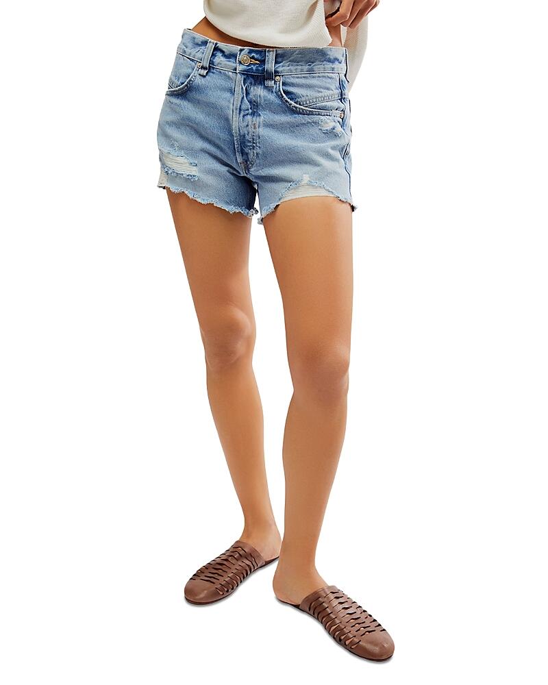 Free People We The Free Now Or Never Denim Shorts Cover