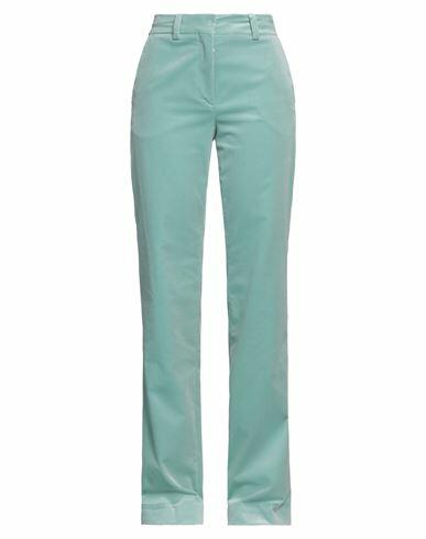 Vivetta Woman Pants Light green Cotton, Elastane Cover