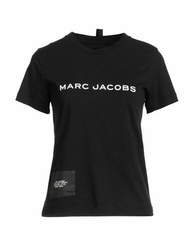 Marc Jacobs Woman T-shirt Black Cotton Cover