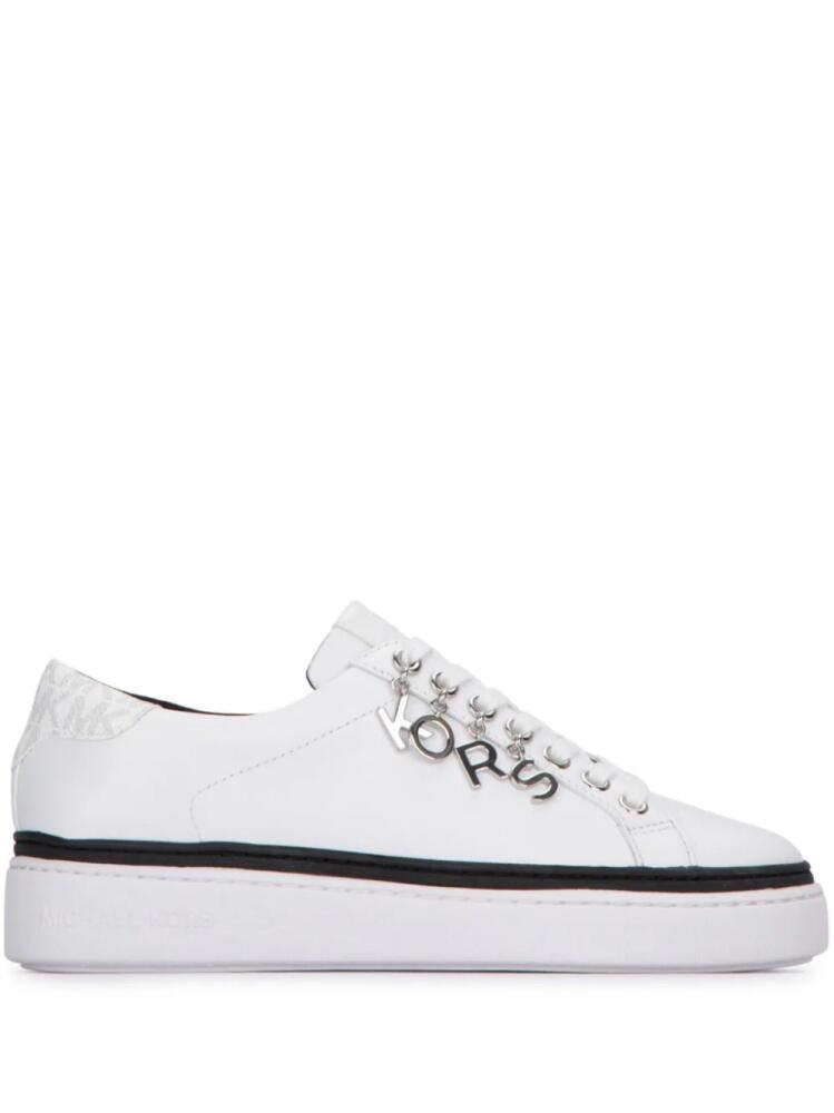 Michael Michael Kors logo-charm leather sneakers - White Cover