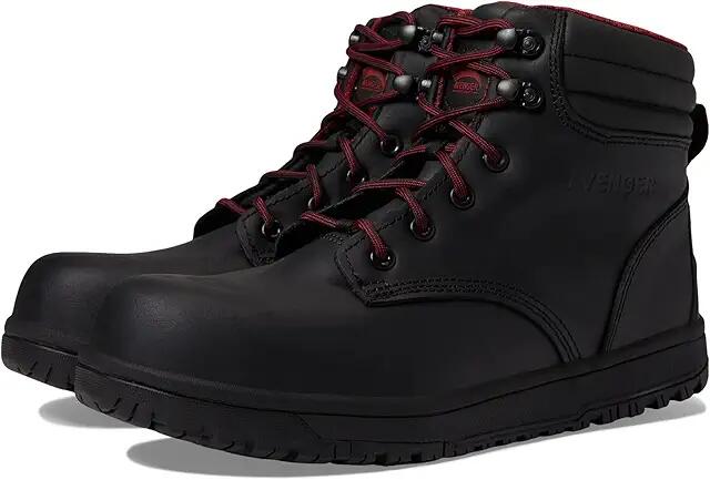 Avenger Work Boots Reflex Mid (Black) Men's Shoes Cover