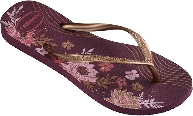 Havaianas Slim Organic Flip Flop Sandal (Purple Soil) Women's Sandals Cover