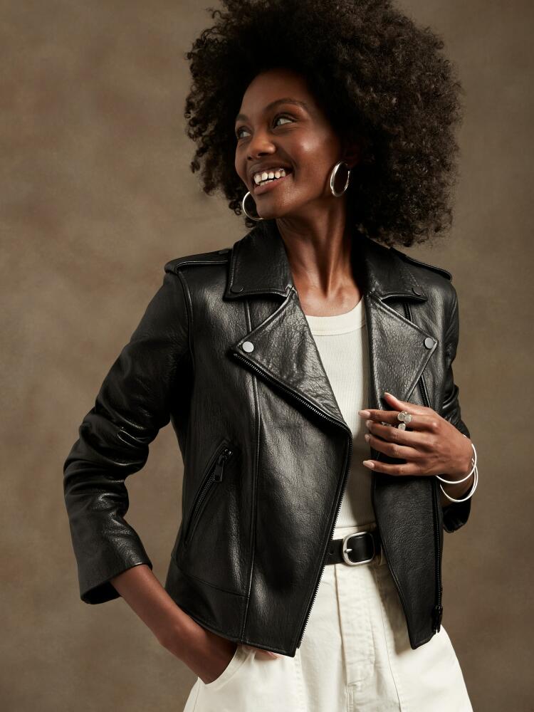 Banana Republic Essential Leather Jacket Cover