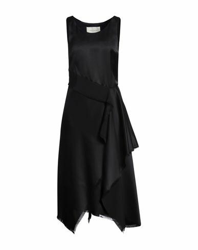 Cedric Charlier Woman Midi dress Midnight blue Polyester Cover