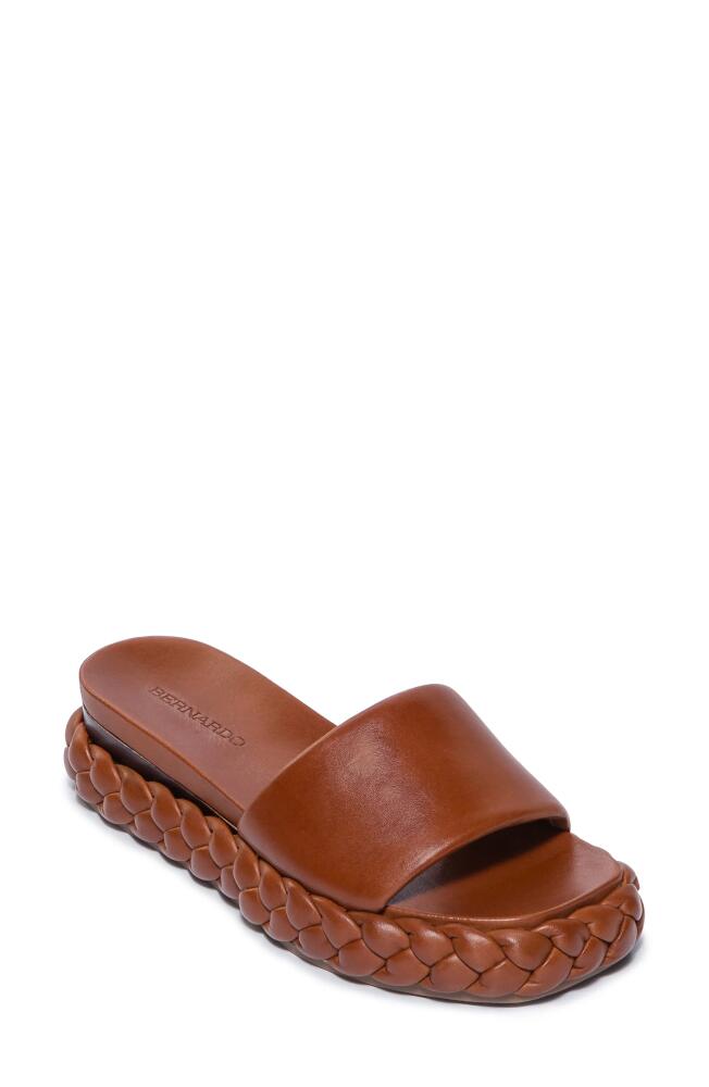 Bernardo Footwear Charleston Slide Sandal in Saddle Cover