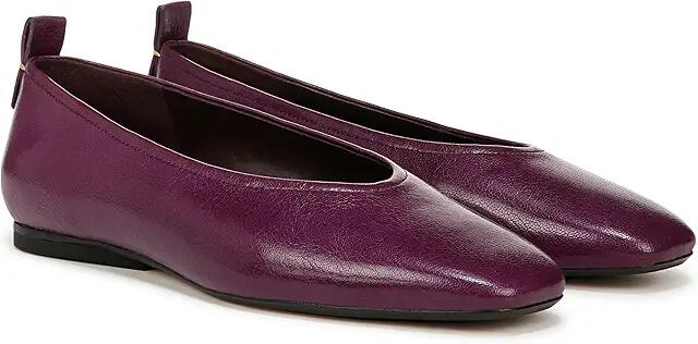 Naturalizer 27 Edit Carla (Deep Plum Purple Leather) Women's Flat Shoes Cover