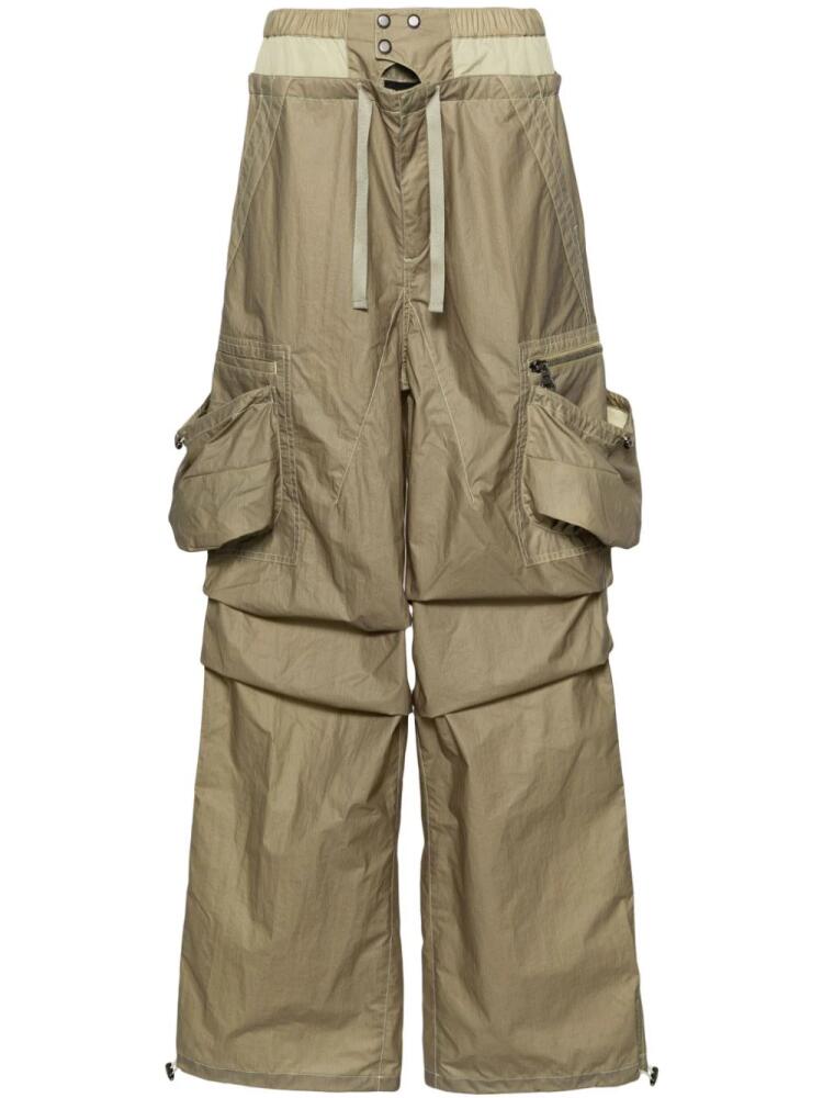 Andersson Bell double-waist cargo trousers - Neutrals Cover