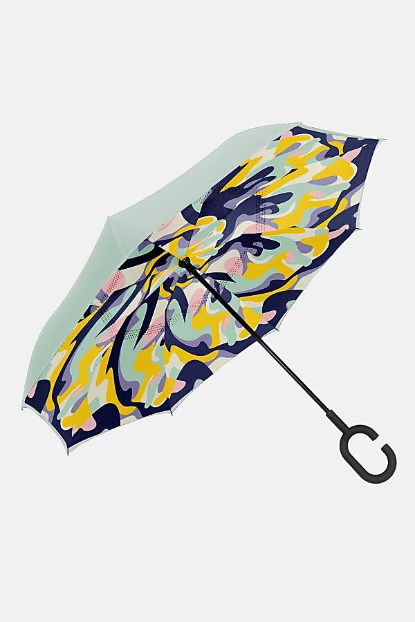 ShedRain UnbelievaBrella Stick Umbrella in Dew/Orion Cover