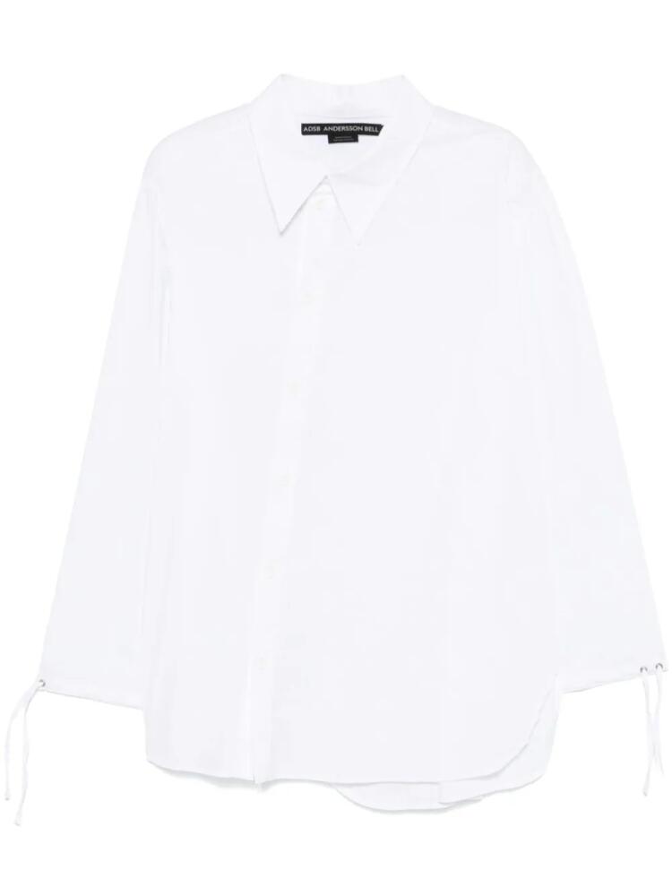 Andersson Bell asymmetric-design shirt - White Cover