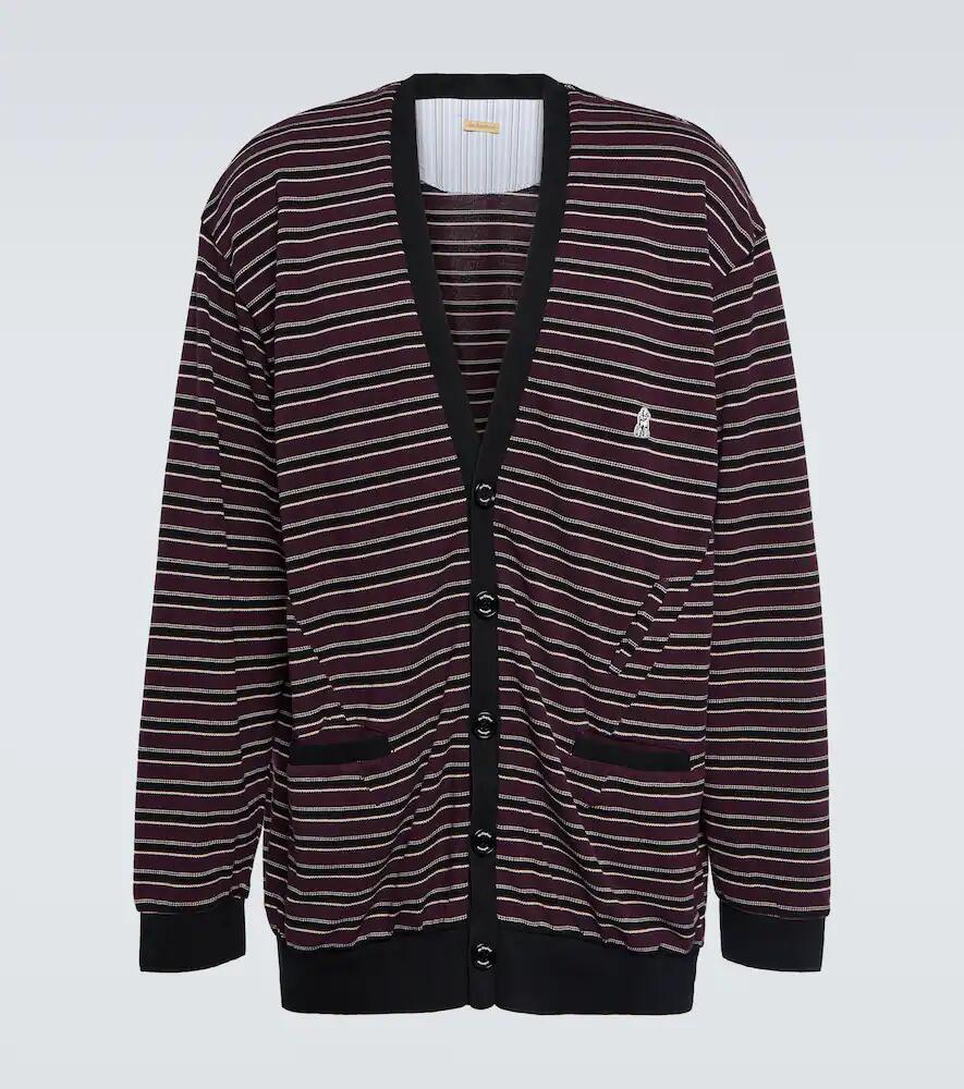 Undercover Striped cotton cardigan Cover