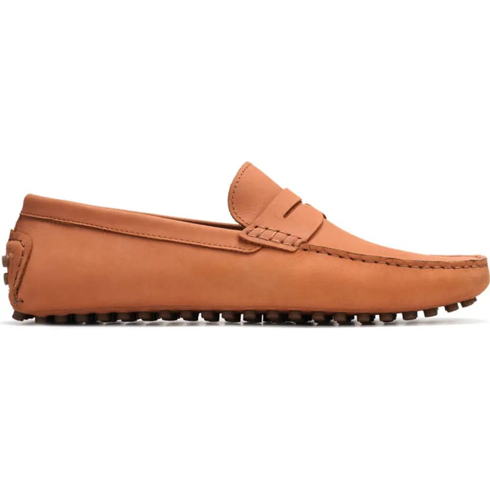 CARLOS SANTANA Ritchie Penny Loafer in Peach Nubuck Cover