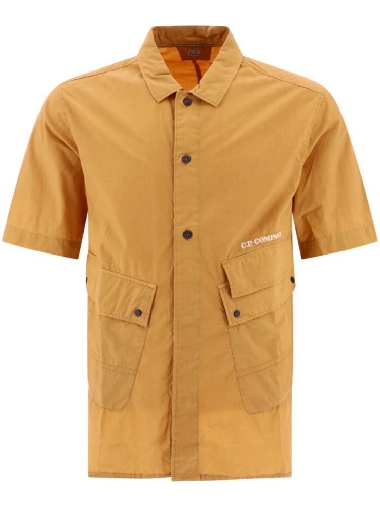 C.P. Company cotton poplin shirt - Orange Cover