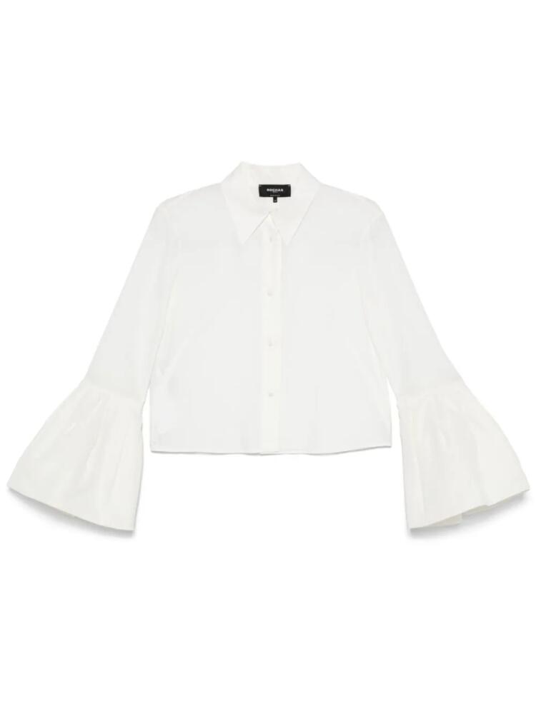 Rochas flared-cuffs shirt - White Cover