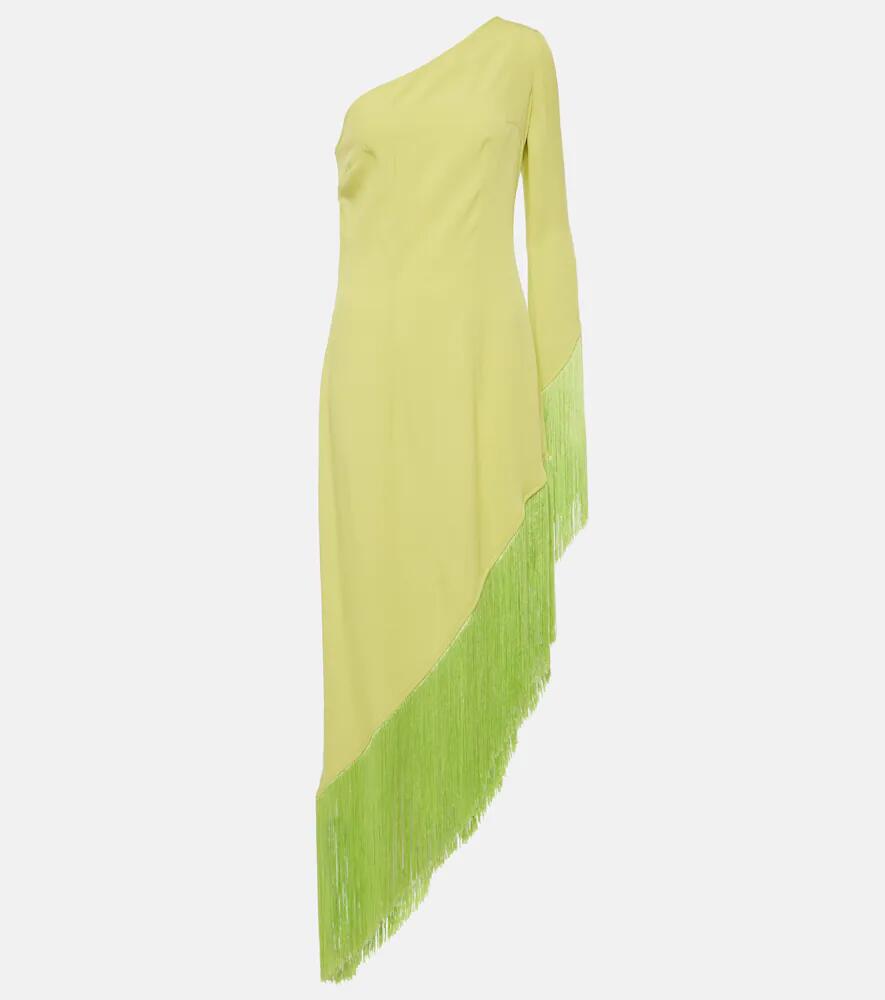 Taller Marmo Aventador fringed crêpe midi dress Cover