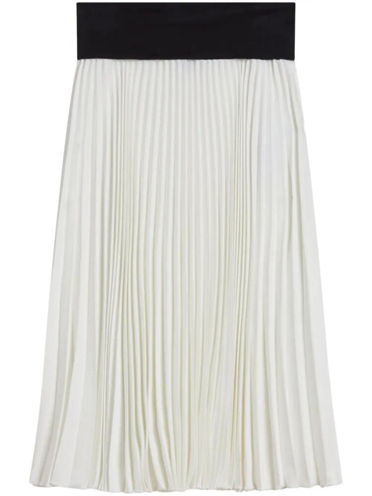 agnès b. Baïa pleated skirt - White Cover