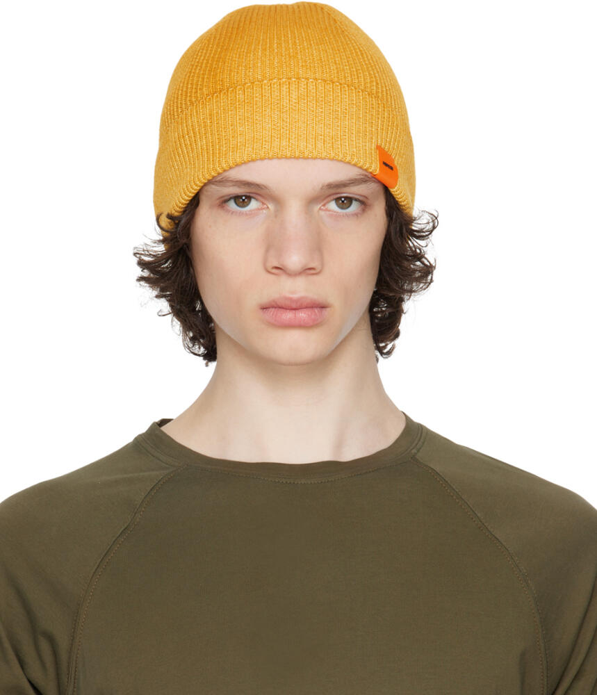 ASPESI Yellow Wool Beanie Cover