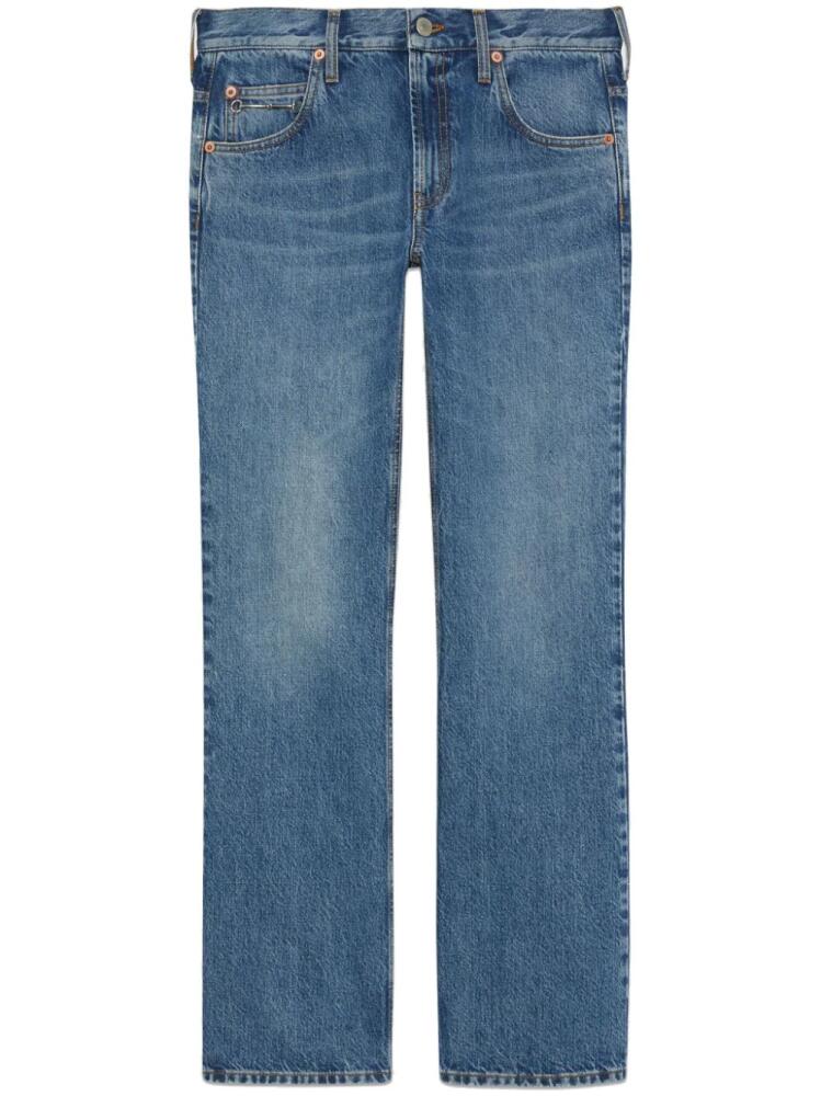 Gucci horsebit-detail jeans - Blue Cover