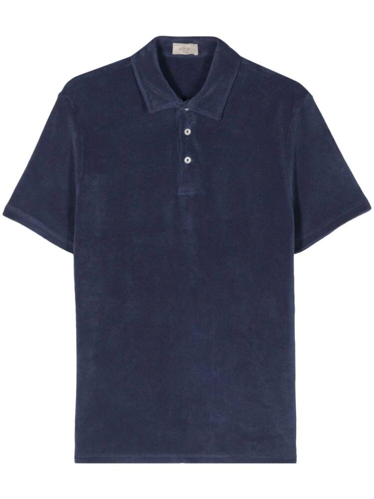 Altea Smith towelling polo shirt - Blue Cover